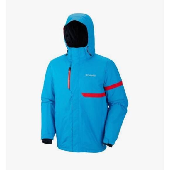 Columbia Other - Columbia Men's Fusion Exact Jacket Ski Omni-Heat in Dark Compass Blue Medium
